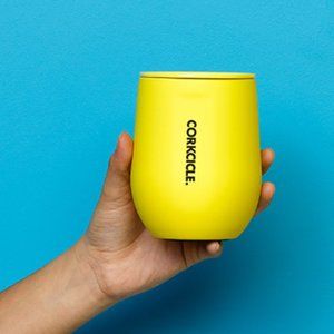 Neon Lights Stemless Wine Cup